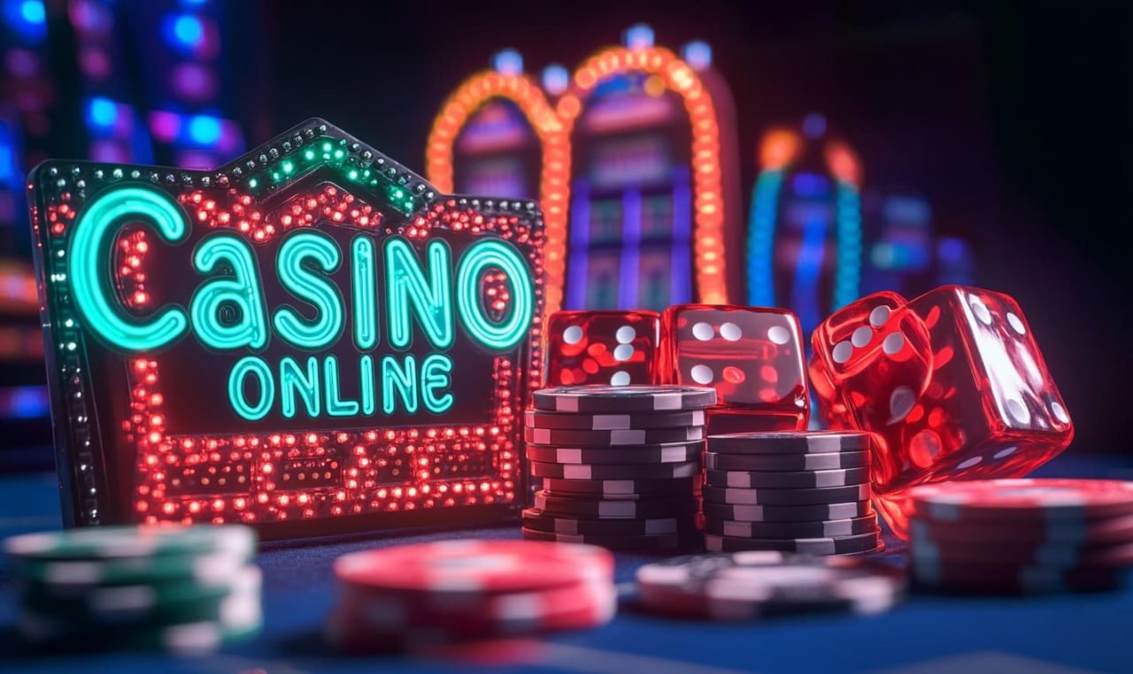 Live casino table with professional dealers